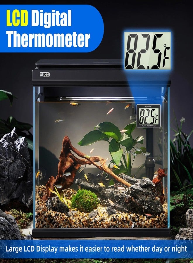 AQUANEAT Aquarium Thermometer, Fish Tank Thermometer, Aquarium Digital Temperature Gauge, with Large LCD Display (1 Pack) - Image 5